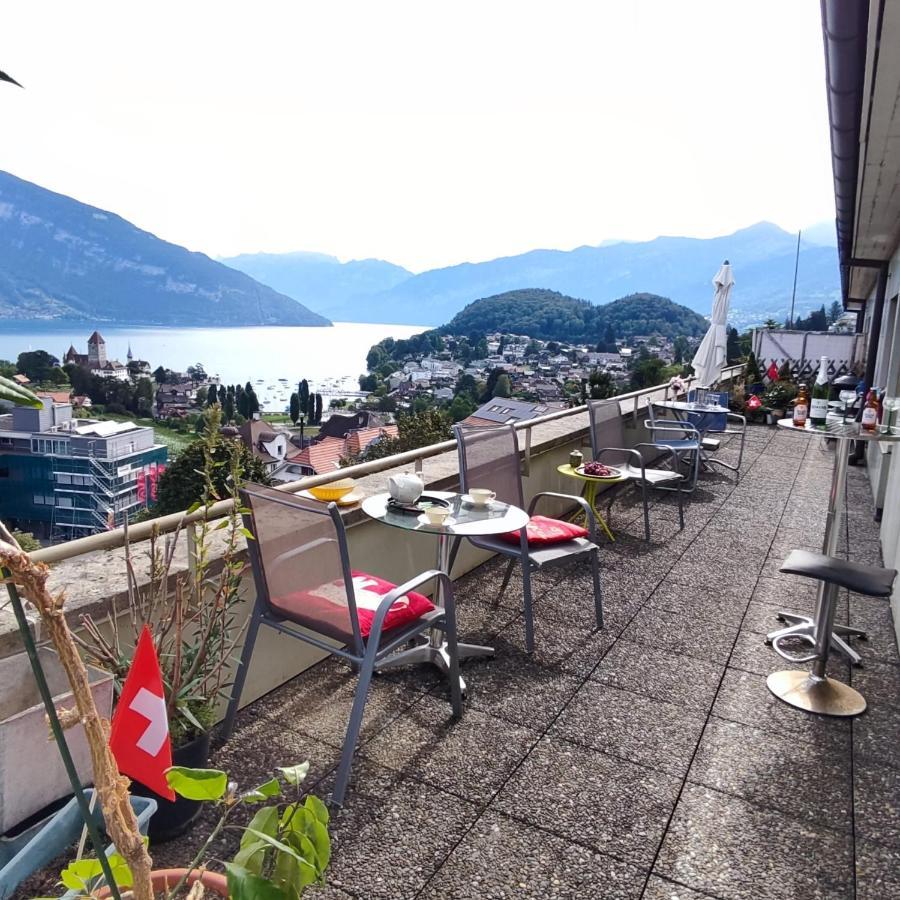 Spiez Lakeview By The Station Room C Bagian luar foto