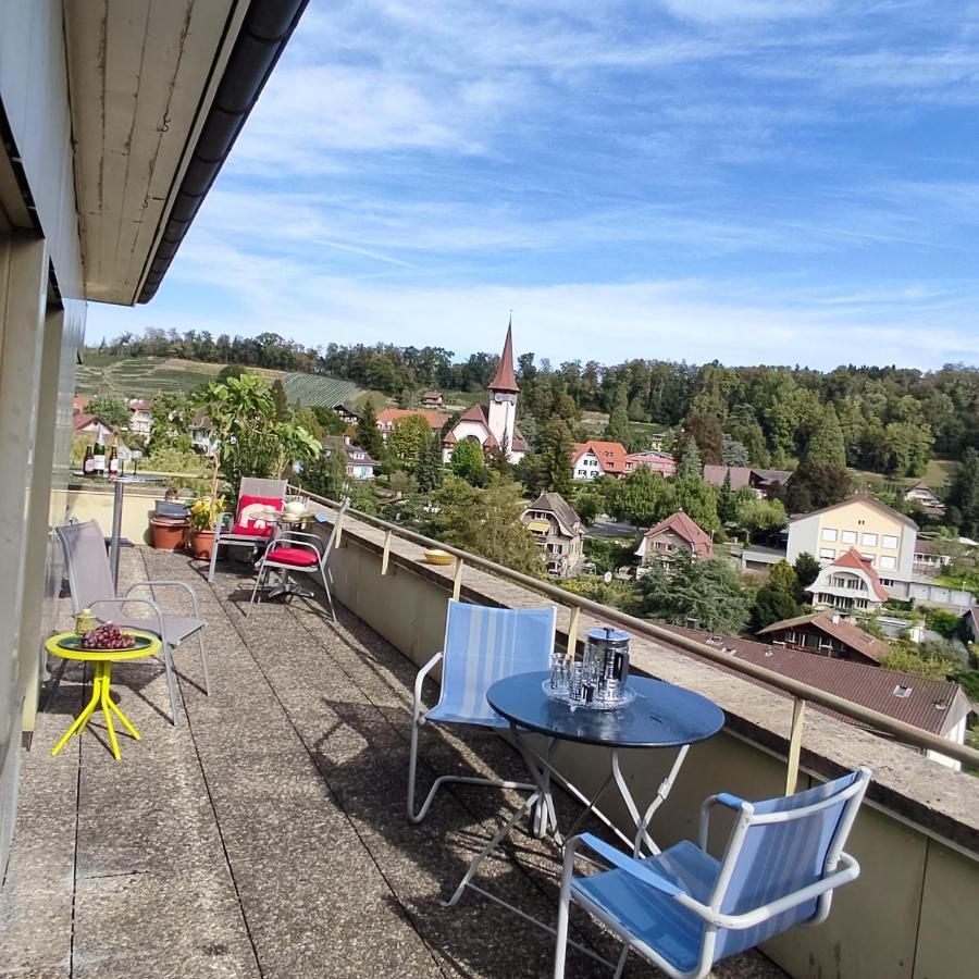Spiez Lakeview By The Station Room C Bagian luar foto